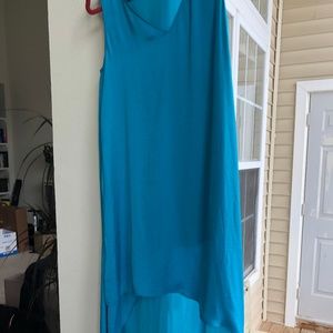 Gorgeous Silk Teal Dress